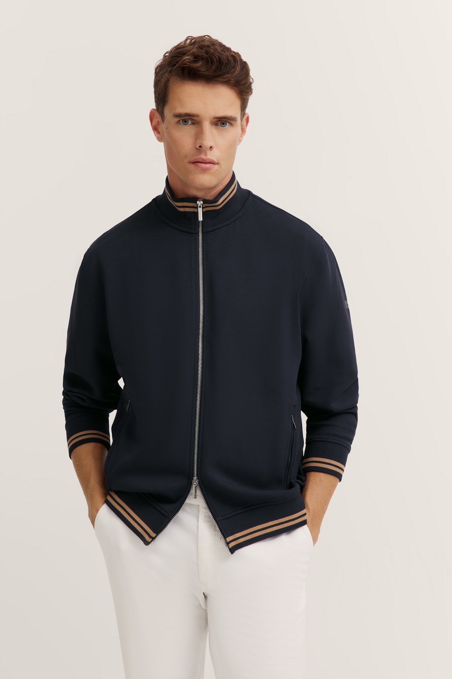 Bugatti Sweatvest met een ritssluiting