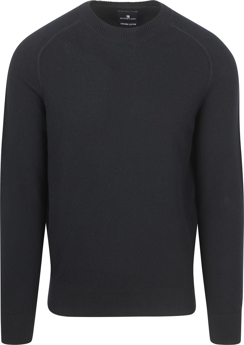 State of Art Trui Structure Navy
