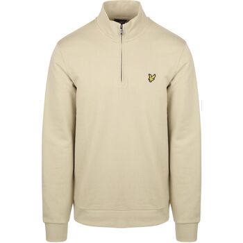 Lyle And Scott Sweater  Lyle Scott Sweat Half Zip Greige