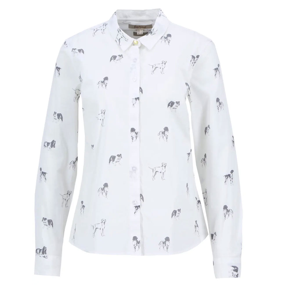 Barbour Damesblouse Brambles Dog Print