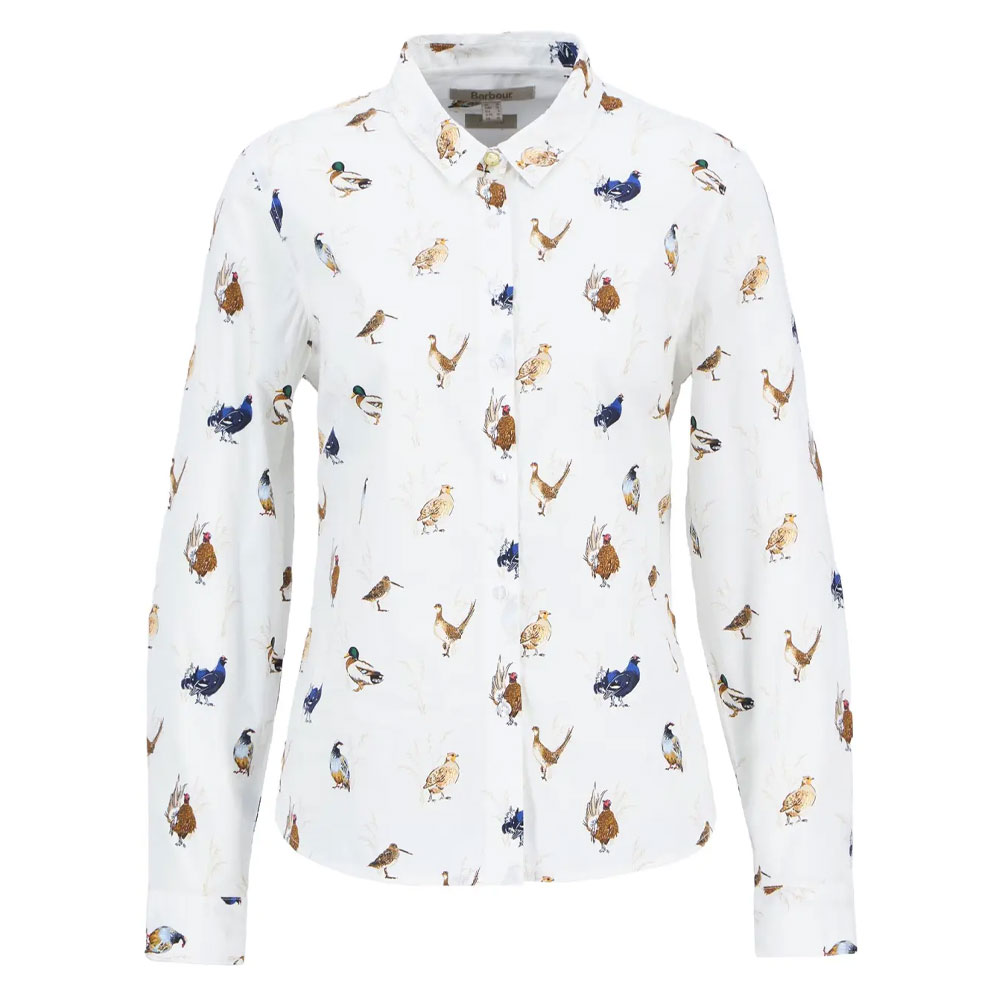 Barbour Damesblouse Brambles Bird Print