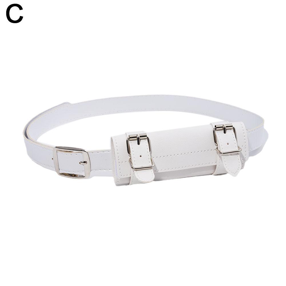 75 Pets Need Indeed PU Leather Belt For Katana Belt Demon Slayer Belt Belt Strap Belt Holster Scabbard Sword Waist D6S5 white-110cm