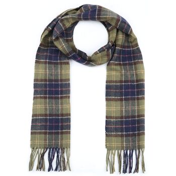 Barbour Sjaal  Sjaal Tartan Lamswol Klassiek
