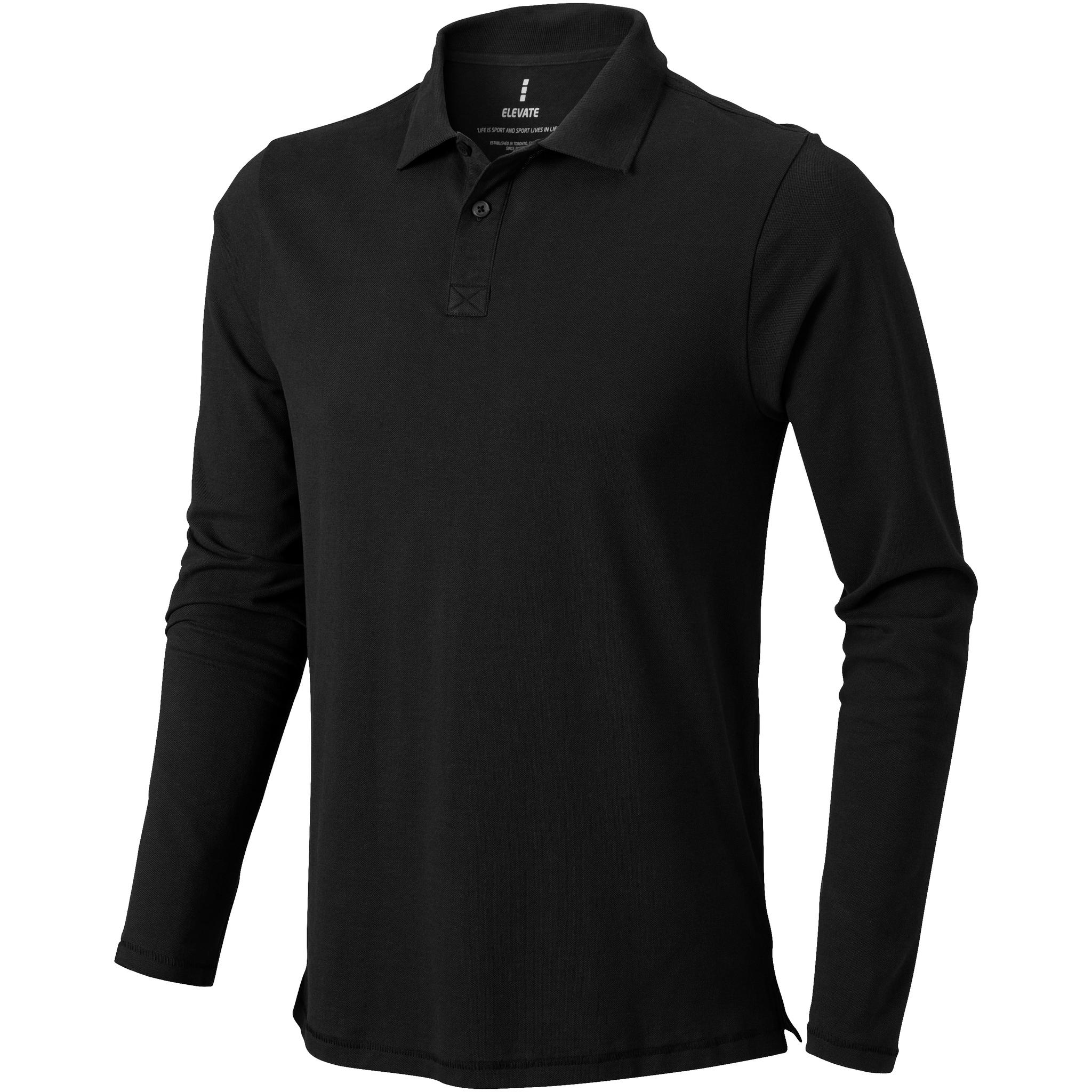 Elevate Oakville poloshirt met lange mouwen voor heren XS