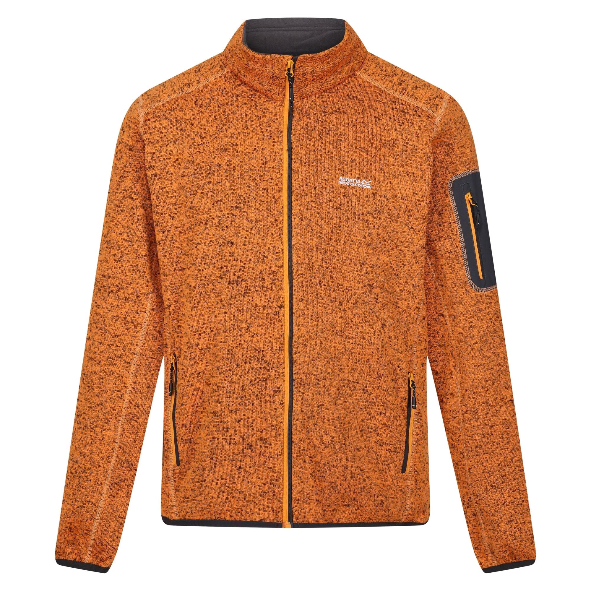 Regatta Newhill Marl fleecejack met volledige ritssluiting voor heren 3XL