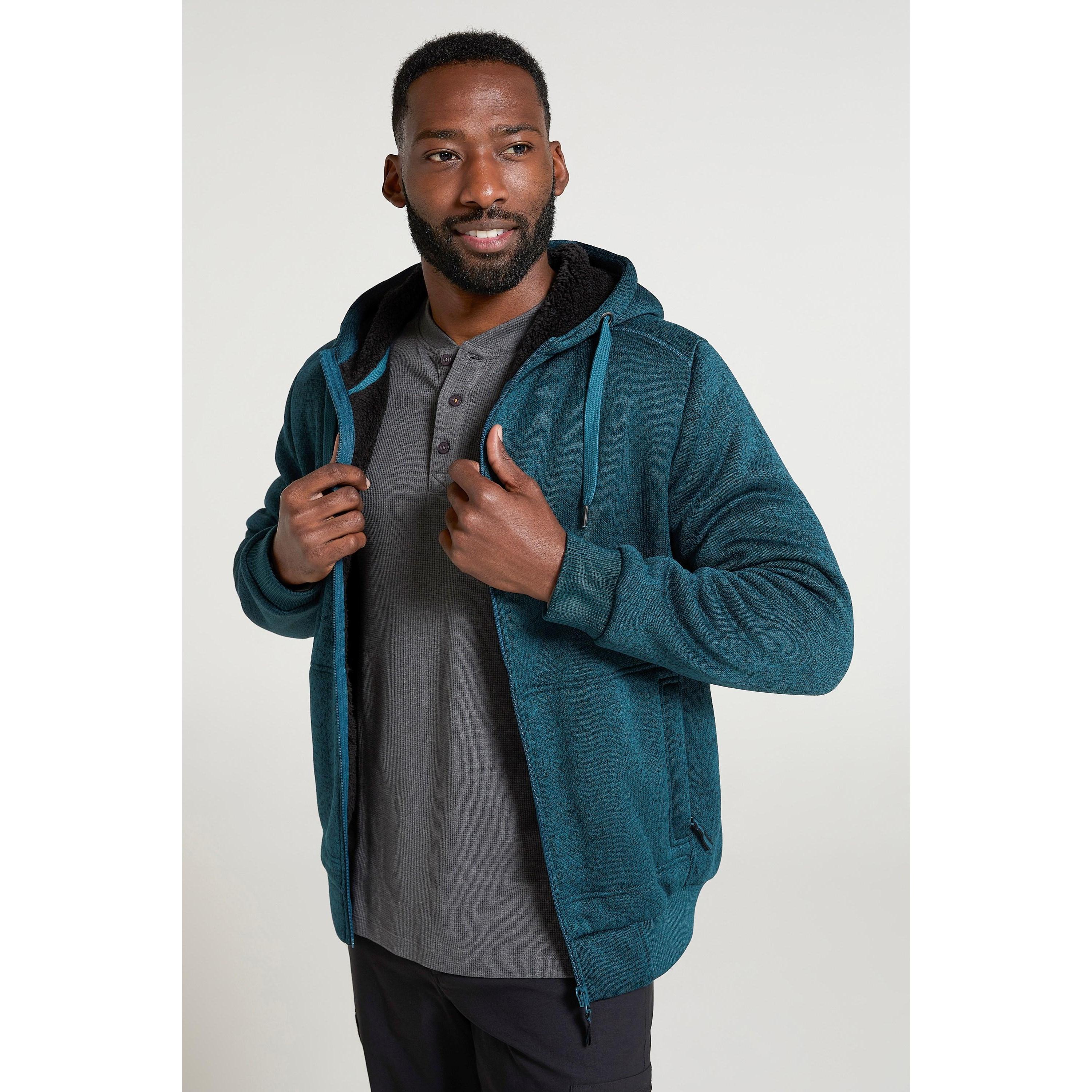 Pertemba FR - Apparel Mountain Warehouse Nevis II-hoodie van imitatiebont voor heren 3XL indigo