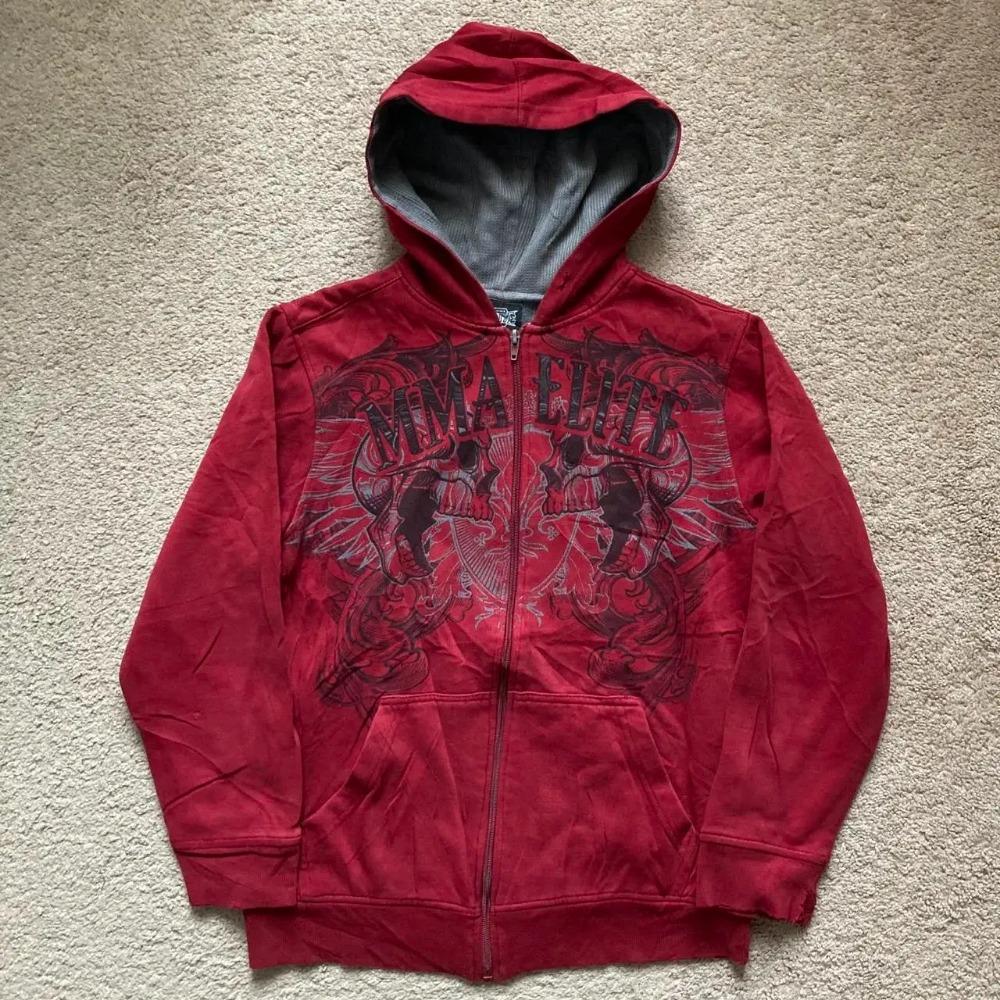GEMTIDE Y2K Street Nieuwe Mode Oversized Trui Hoodie Heren Harajuku Vintage Hip Hop Populair Casual Sportief Trui met Capuchon M