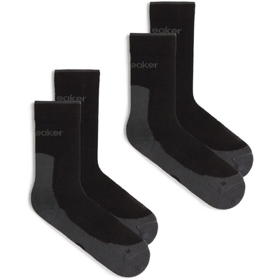 Icebreaker Heren Merino Hike+ Light Crew 2er Pack Sokken