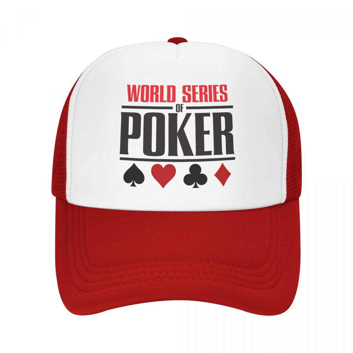 Alice cap Klassieke World Series Of Poker Trucker Hat Dames Heren Gepersonaliseerde Verstelbare Volwassen Kaartspel Baseball Cap Hip Hop Snapback Caps Trucker Hat