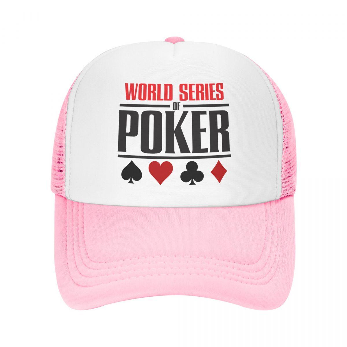 Alice cap Klassieke World Series Of Poker Trucker Hat Dames Heren Gepersonaliseerde Verstelbare Volwassen Kaartspel Baseball Cap Hip Hop Snapback Caps Trucker Hat