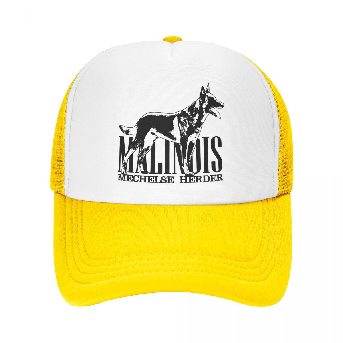 Hot Cap Malinois Hond Belgische Herder Baseball Cap Zonbescherming Unisex WoUnisex's Verstelbare Mechelaar Trucker Hat Lente Snapback Caps Trucker Hat
