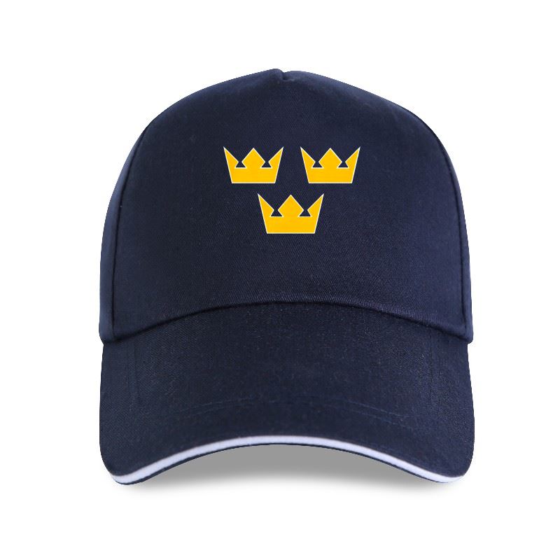 DDecorative Home Nieuwe 2021 bedrukte unisex katoenen baseballpet Zweden ijshockeyteam 3 kronen Zweedse tre kronor dames