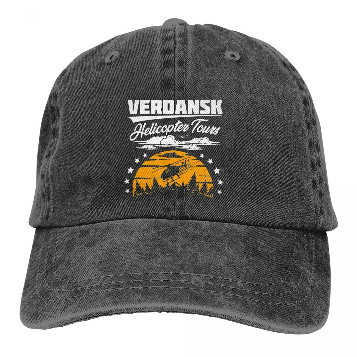 Colorbobble CAP Warzone Verdansk Helicopter Tours Klassieke Baseball Cap Unisex Hoeden Dames Vizier Bescherming Snapback COD Black Ops Cold War Caps One Size