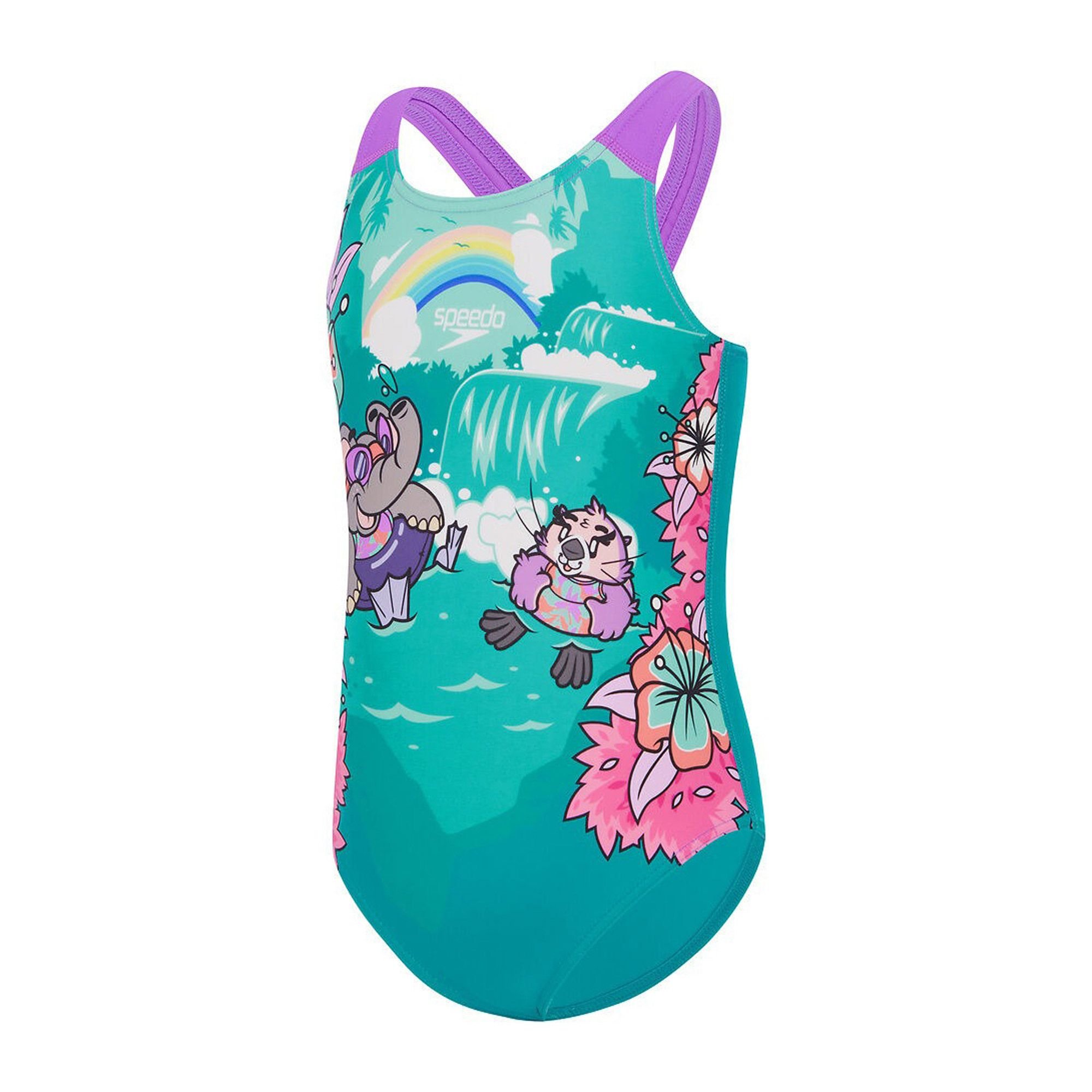 Speedo ECO Learn To Swim Printed Badpak Meisjes