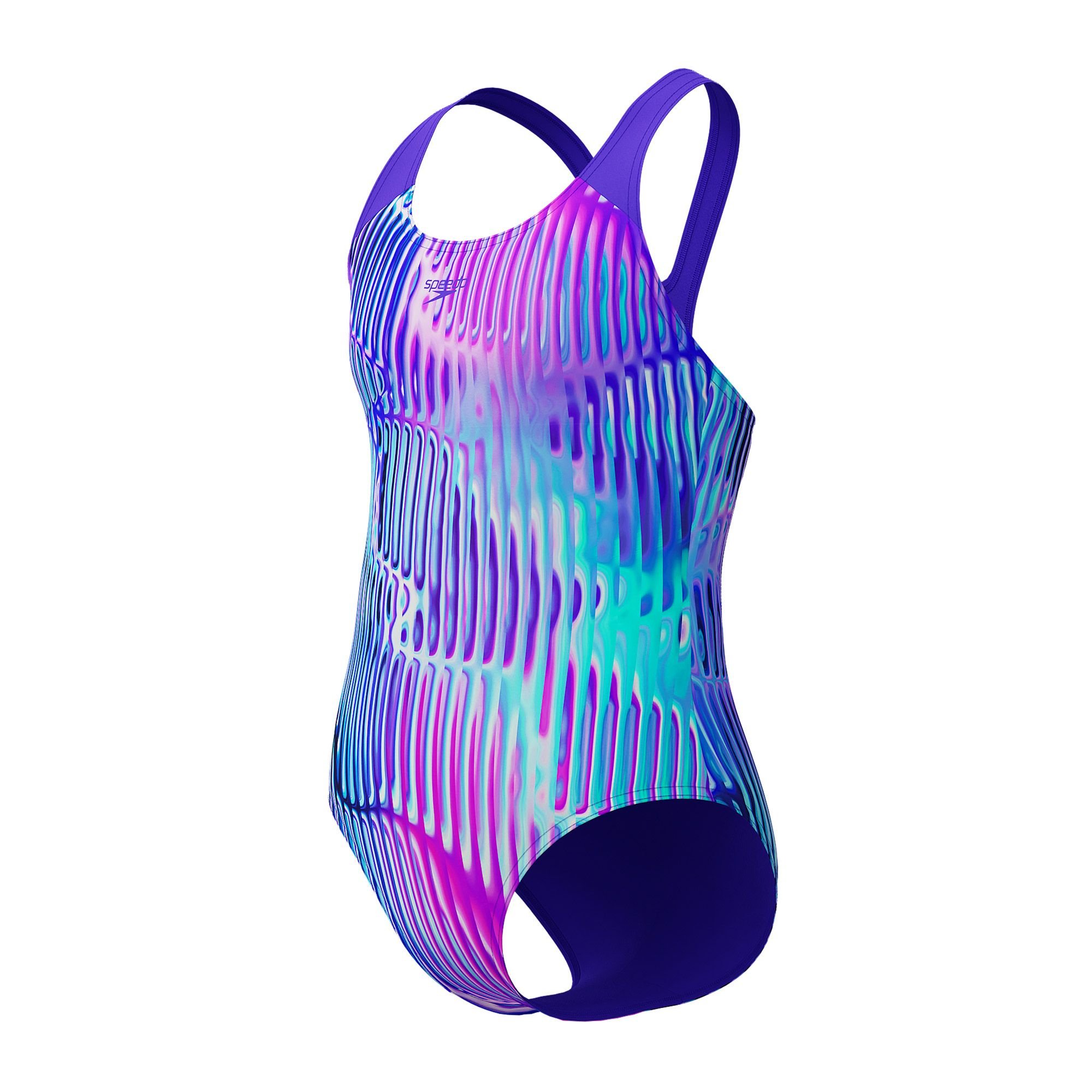 Speedo ECO Digital Allover Splashback Badpak Meisjes