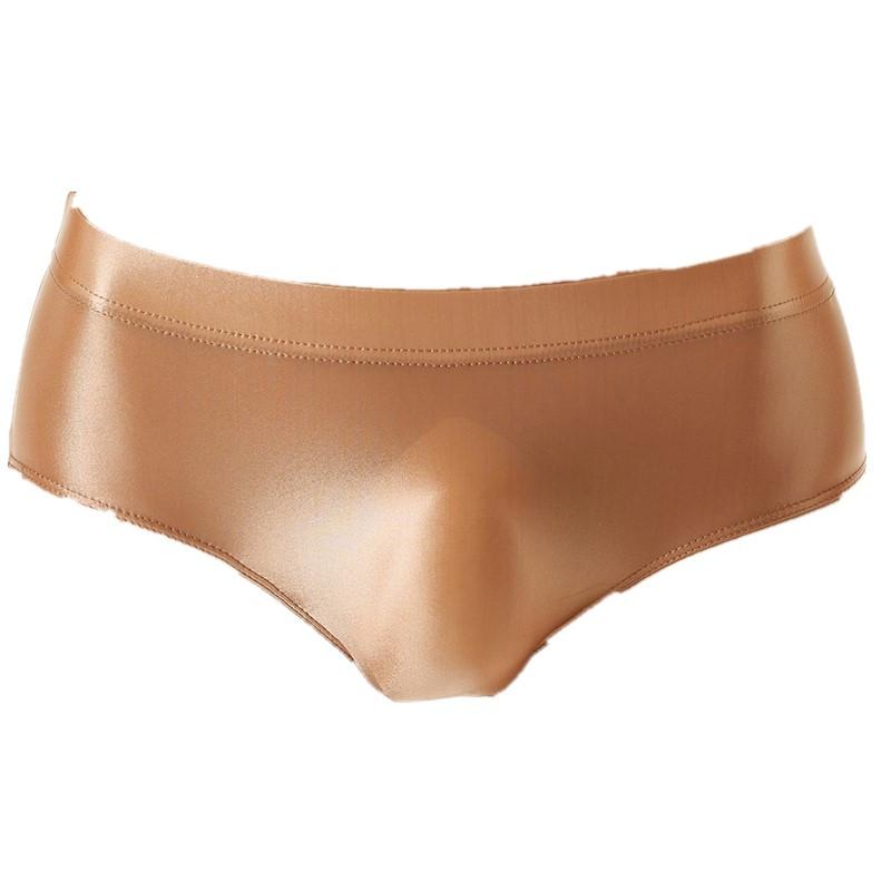 Linjinx Heren zwembroek lage taille bikini sport badpak L koffie