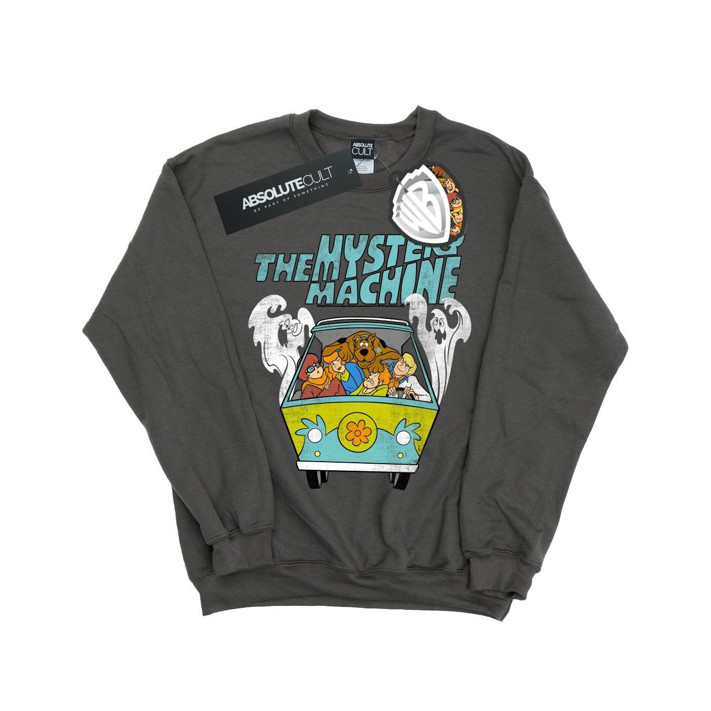 Scooby Doo Girls Mystery Machine-sweatshirt 9-11 Years houtskool