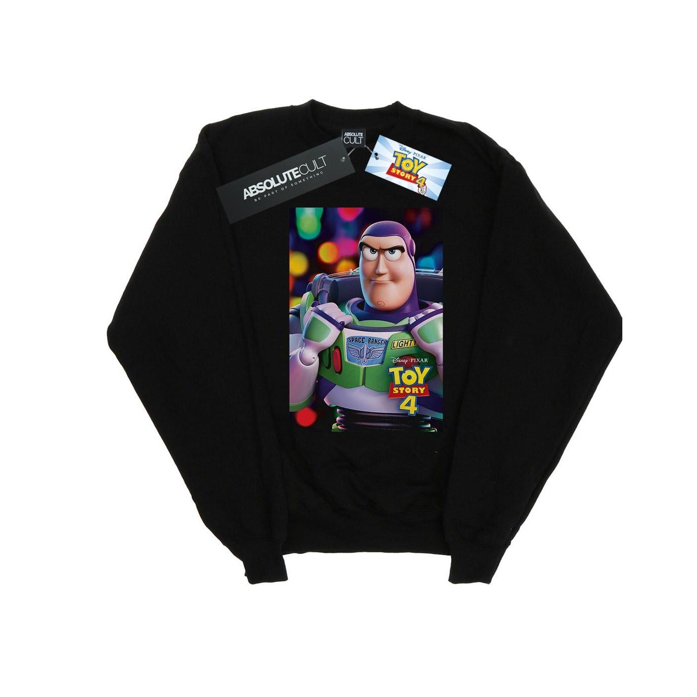 Disney Girls Toy Story 4 Buzz Lightyear poster-sweatshirt 5-6 Years