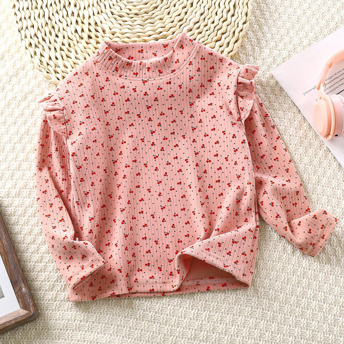 Yoghurt Meisjes 1-14 jaar herfst- en wintershirt met volledige print en lange mouwen 90cm
