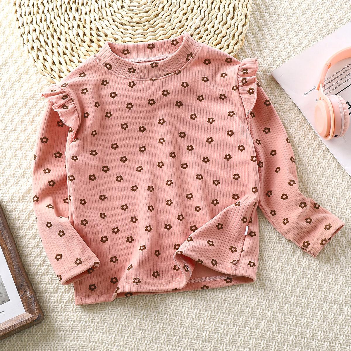 Yoghurt Meisjes 1-14 jaar herfst- en wintershirt met volledige print en lange mouwen 90cm