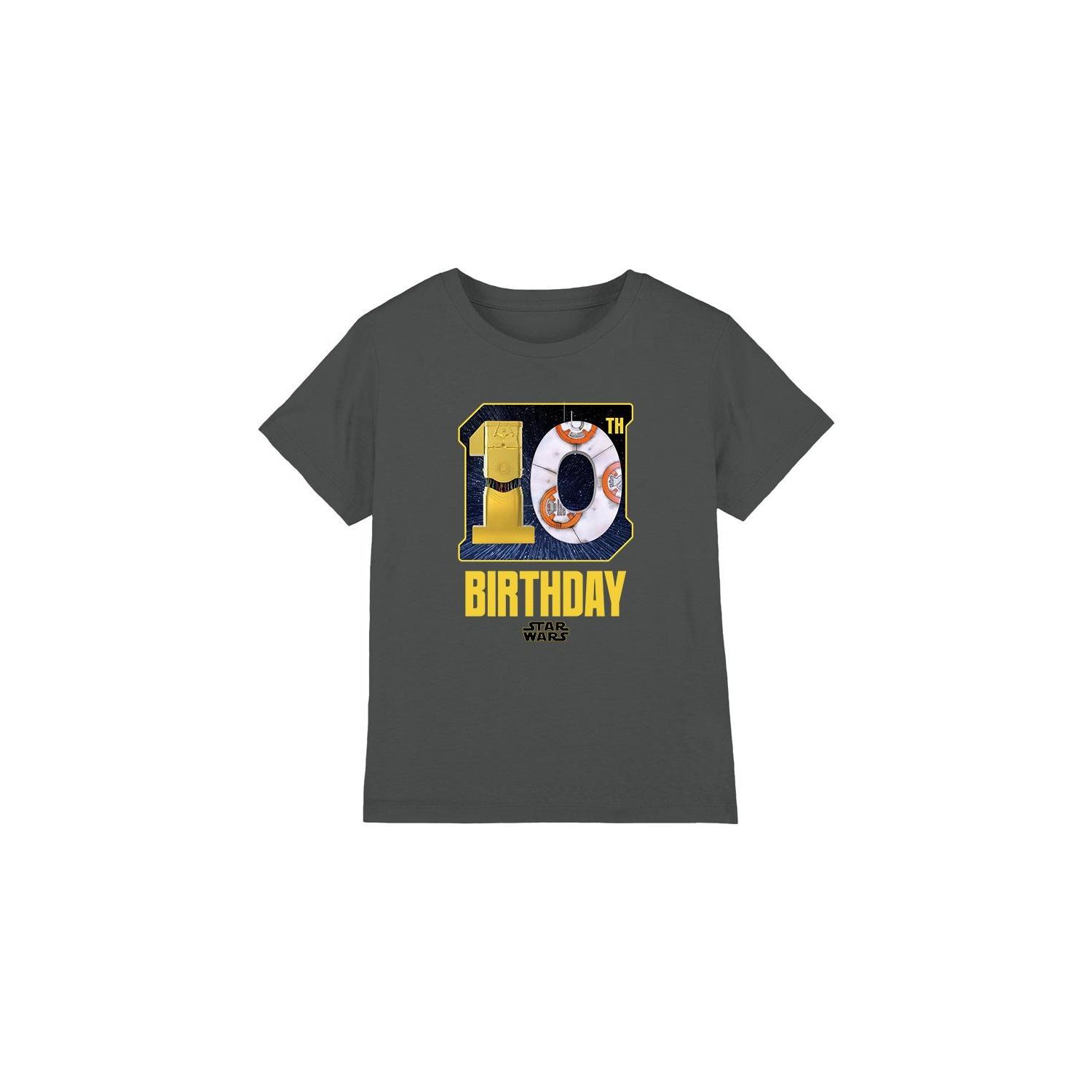 Star Wars Childrens/Kids C3PO BB-8 Space 10th Birthday T-Shirt 5-6 Years houtskool
