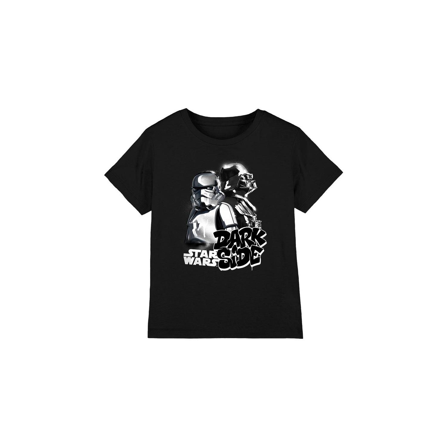Star Wars Childrens/Kids Dark Side Duo T-Shirt 7-8 Years zwart