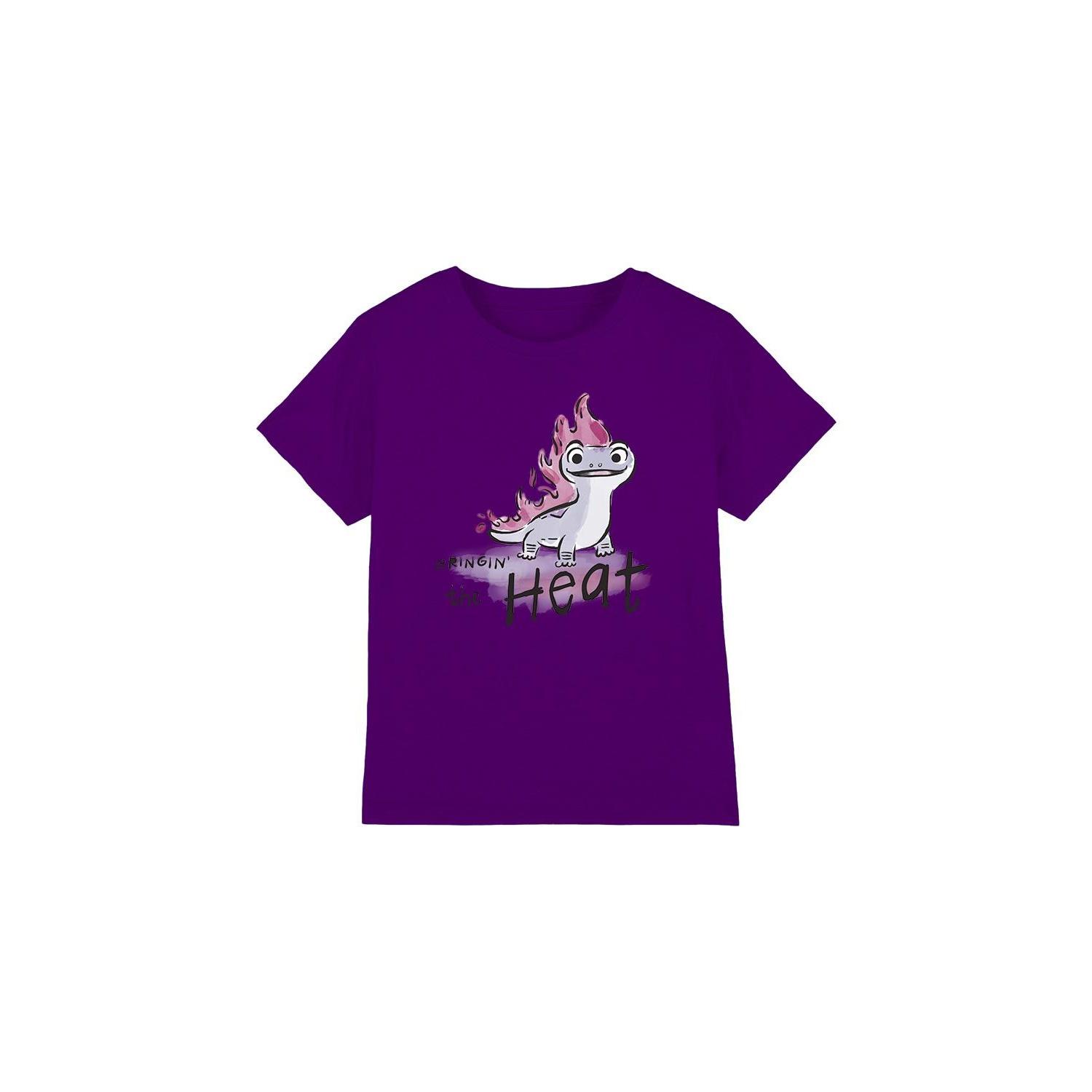 Frozen Childrens/Kids Bringin´ The Heat Bruni The Fire Spirit T-Shirt 5-6 Years paars