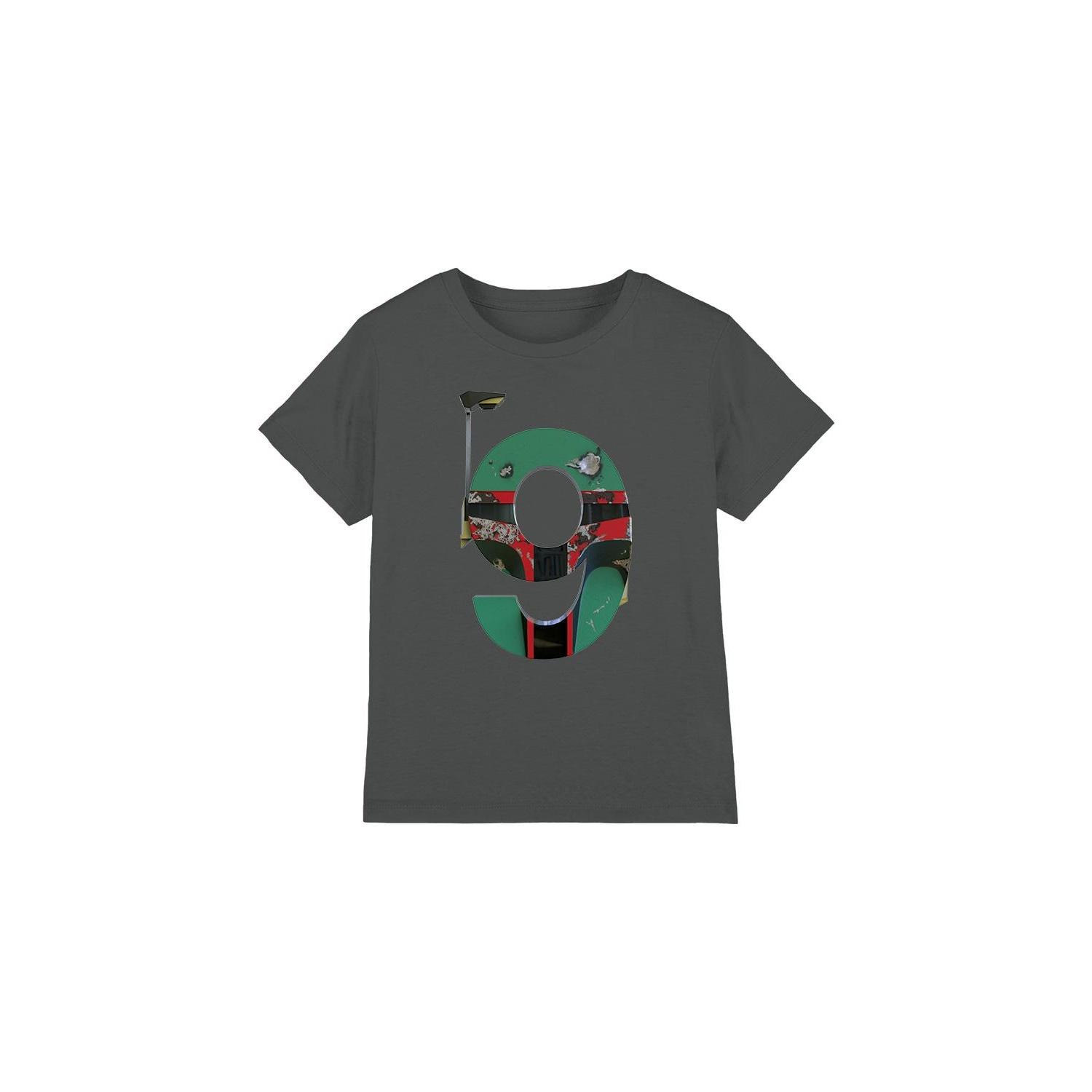 Star Wars Childrens/Kids 9 Boba Fett T-Shirt 5-6 Years houtskool