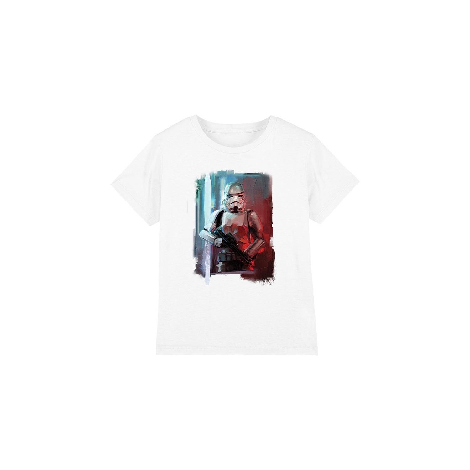 Star Wars Childrens/Kids Obi Wan Kenobi Painted T-Shirt 7-8 Years wit