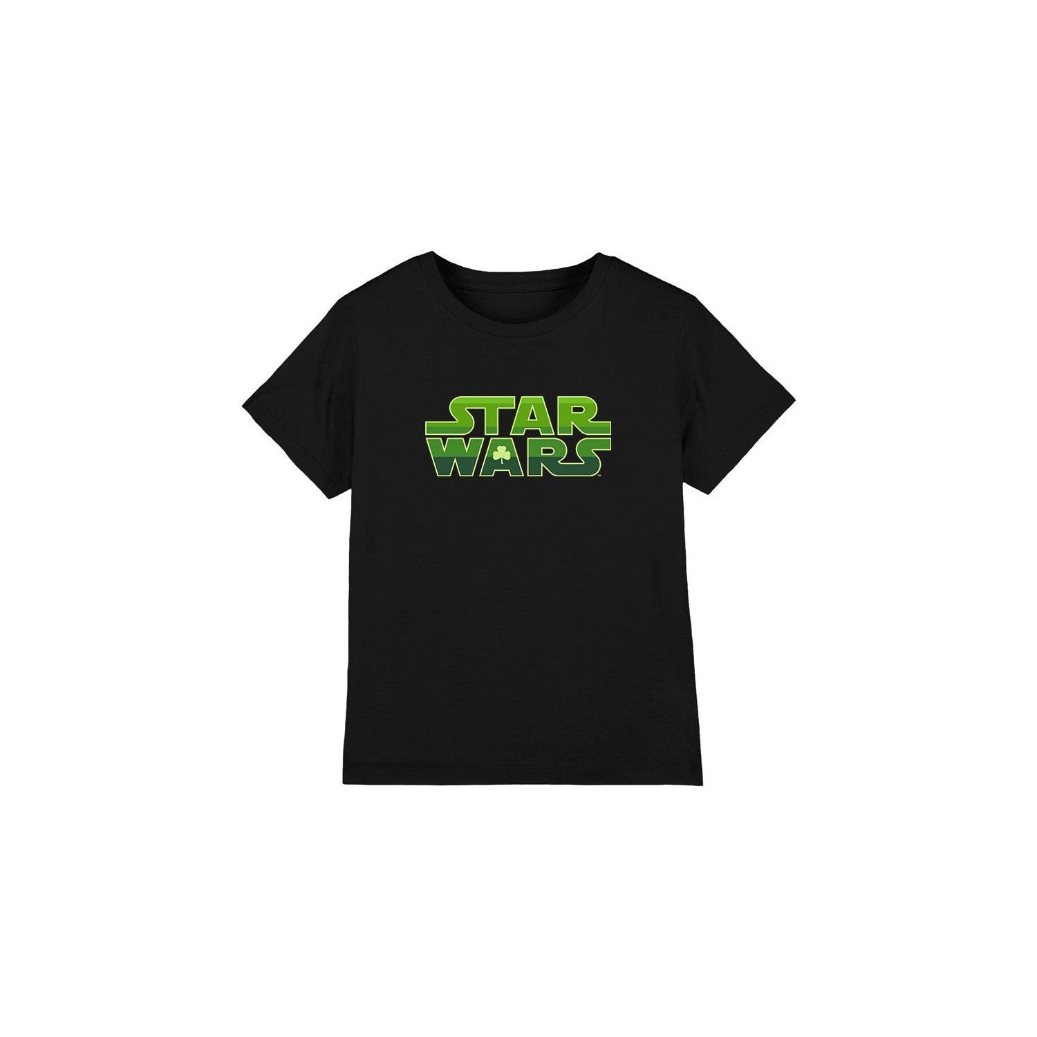 Star Wars Childrens/Kids Logo St Patricks Day T-Shirt 3-4 Years zwart