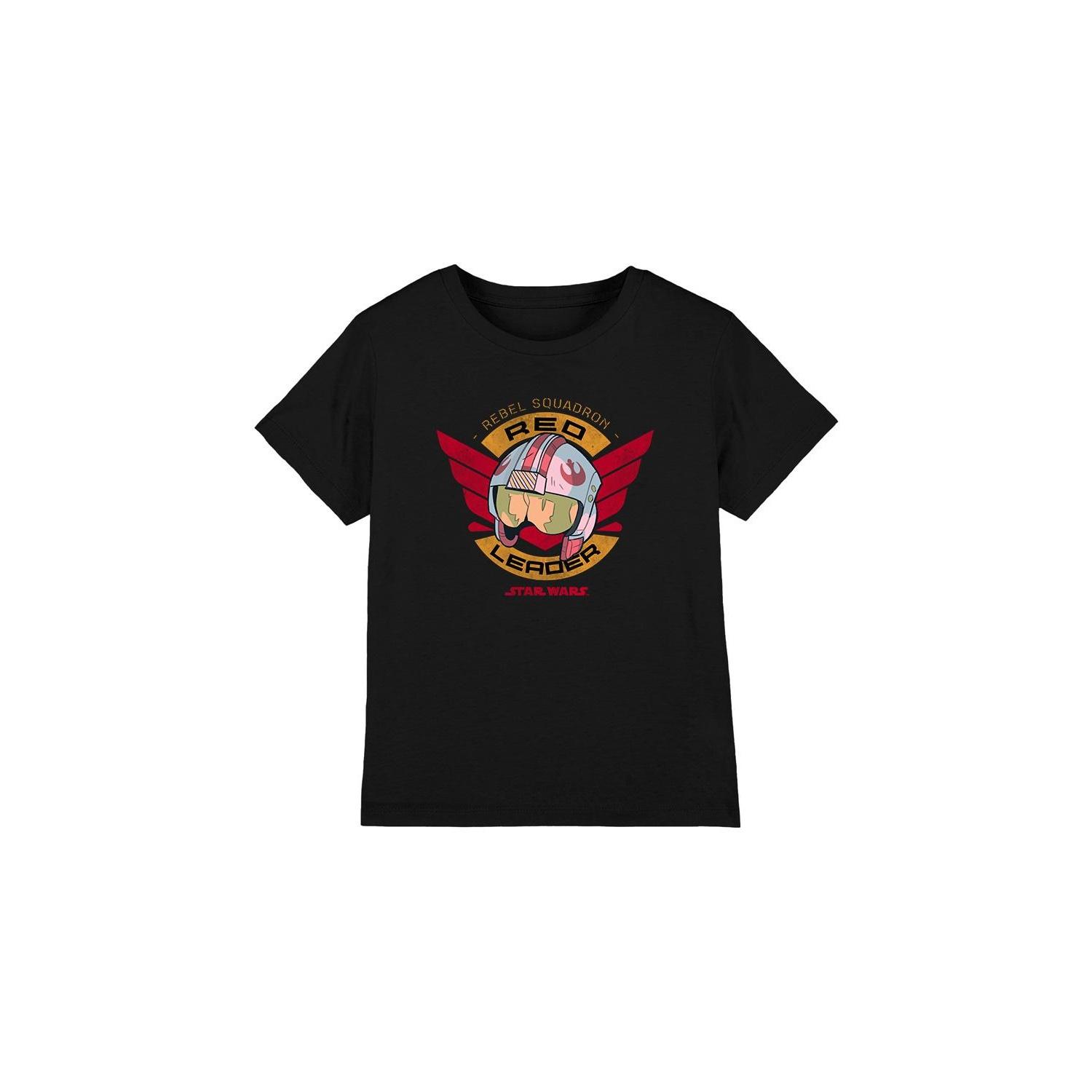 Star Wars Childrens/Kids Red Leader T-Shirt 12-13 zwart
