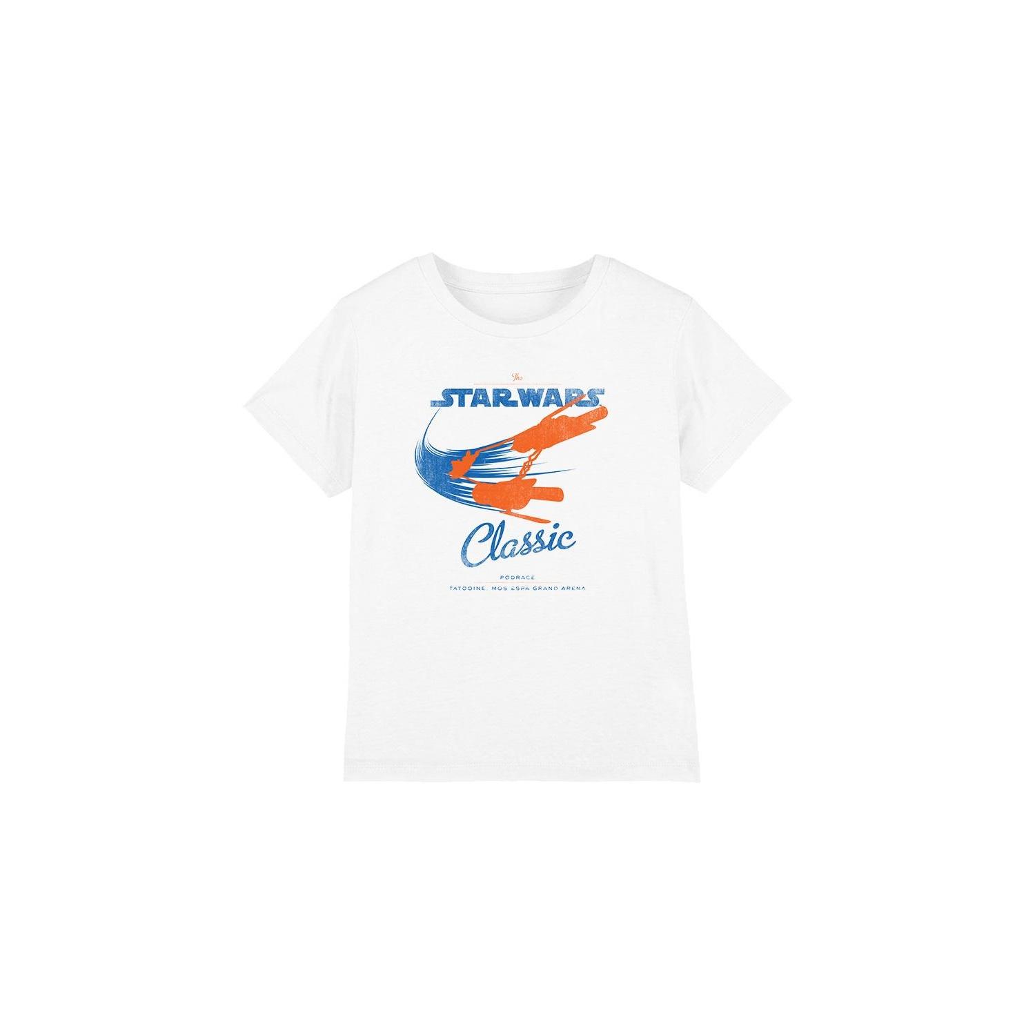 Star Wars Childrens/Kids Classic T-Shirt 3-4 Years wit