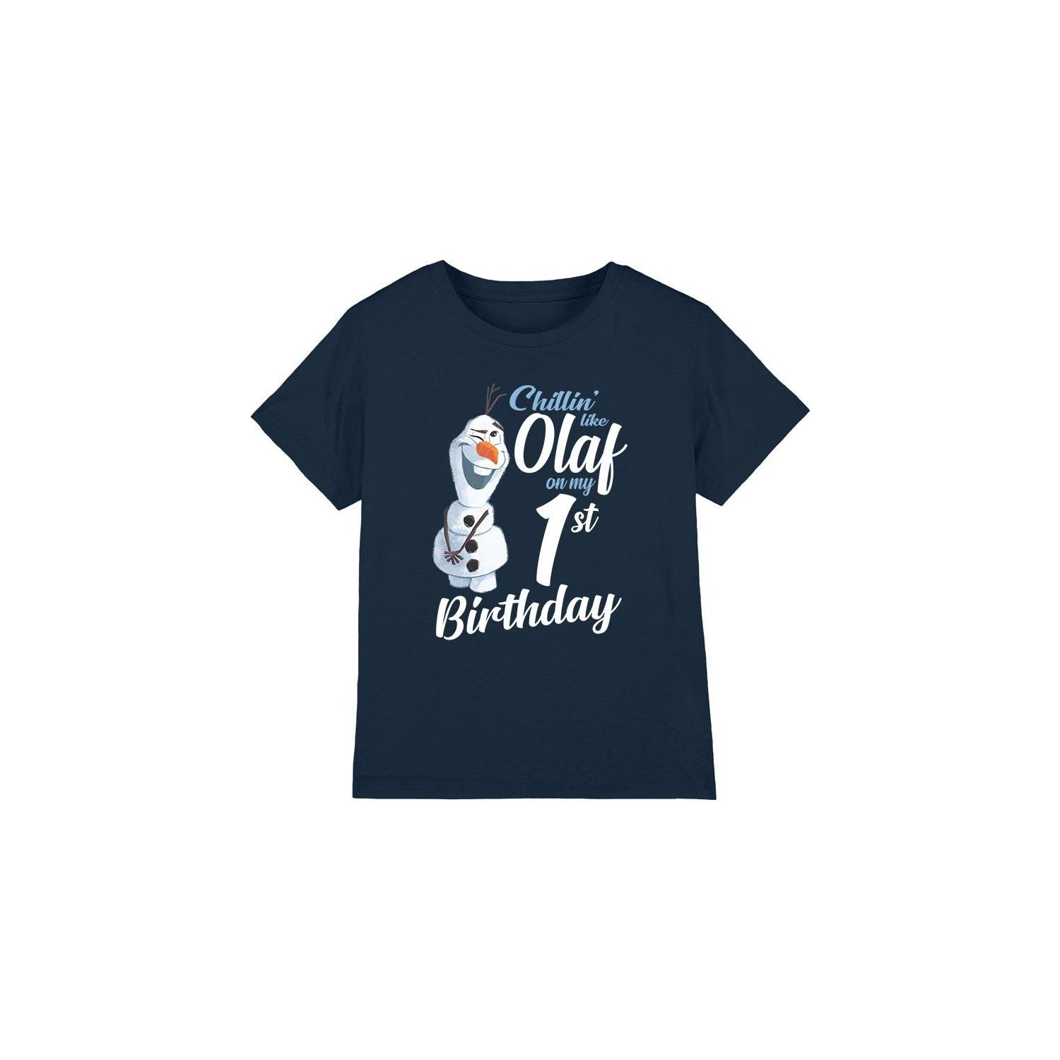 Frozen Childrens/Kids Chillin Like Olaf 1st Birthday T-Shirt 5-6 Years Vloot