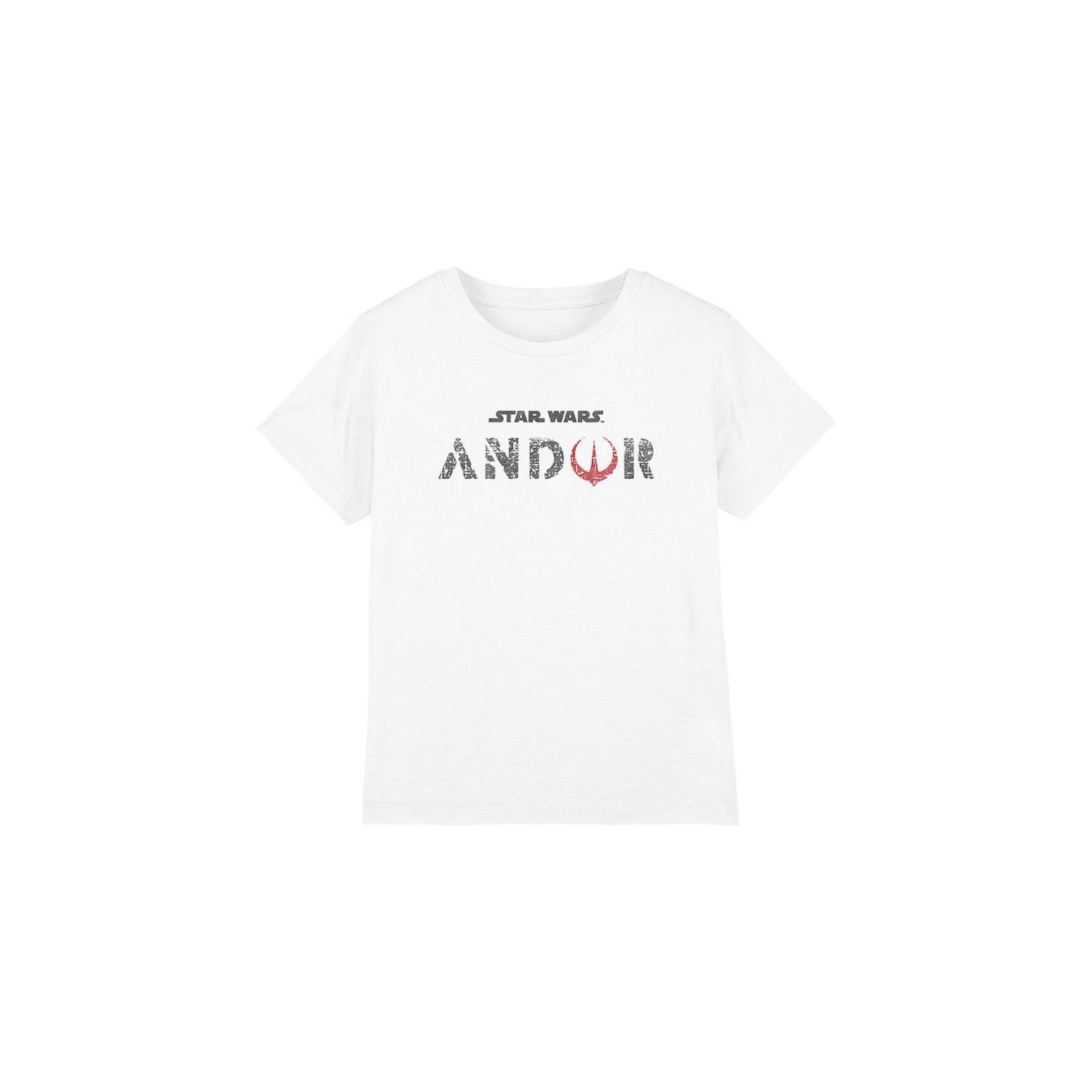 Star Wars Childrens/Kids Andor Logo T-Shirt 3-4 Years wit