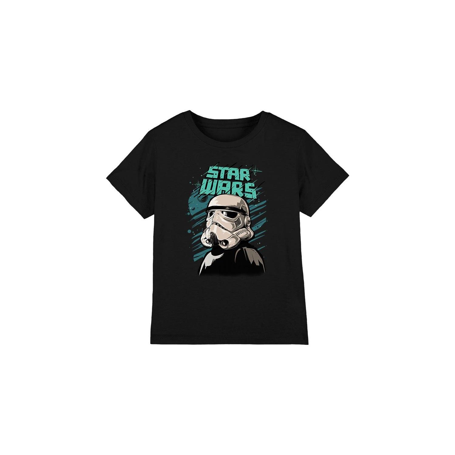 Star Wars Childrens/Kids Street Glare Stormtrooper T-Shirt 5-6 Years zwart