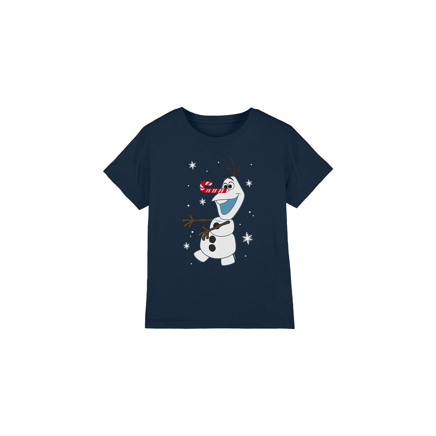 Frozen Childrens/Kids Olaf Candy Cane T-Shirt 5-6 Years Vloot