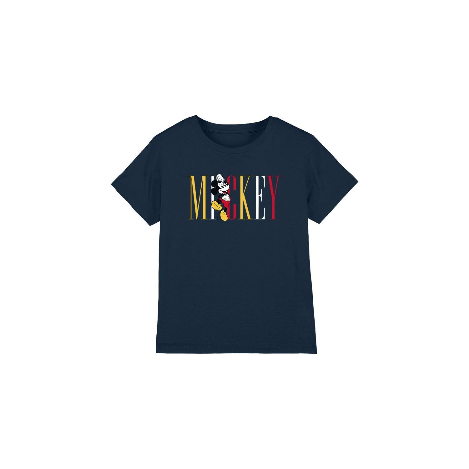 Disney Childrens/Kids Mickey Mouse Multicolour Name T-Shirt 7-8 Years Vloot