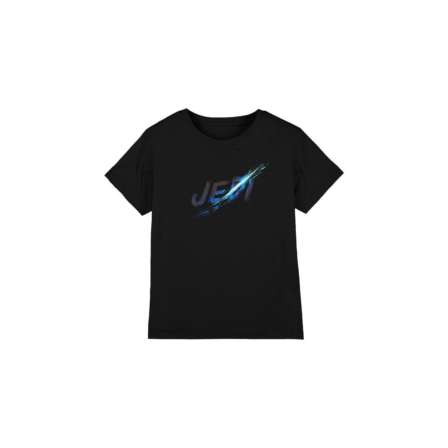 Star Wars Childrens/Kids Jedi Obi Wan Kenobi Slash T-Shirt 5-6 Years zwart