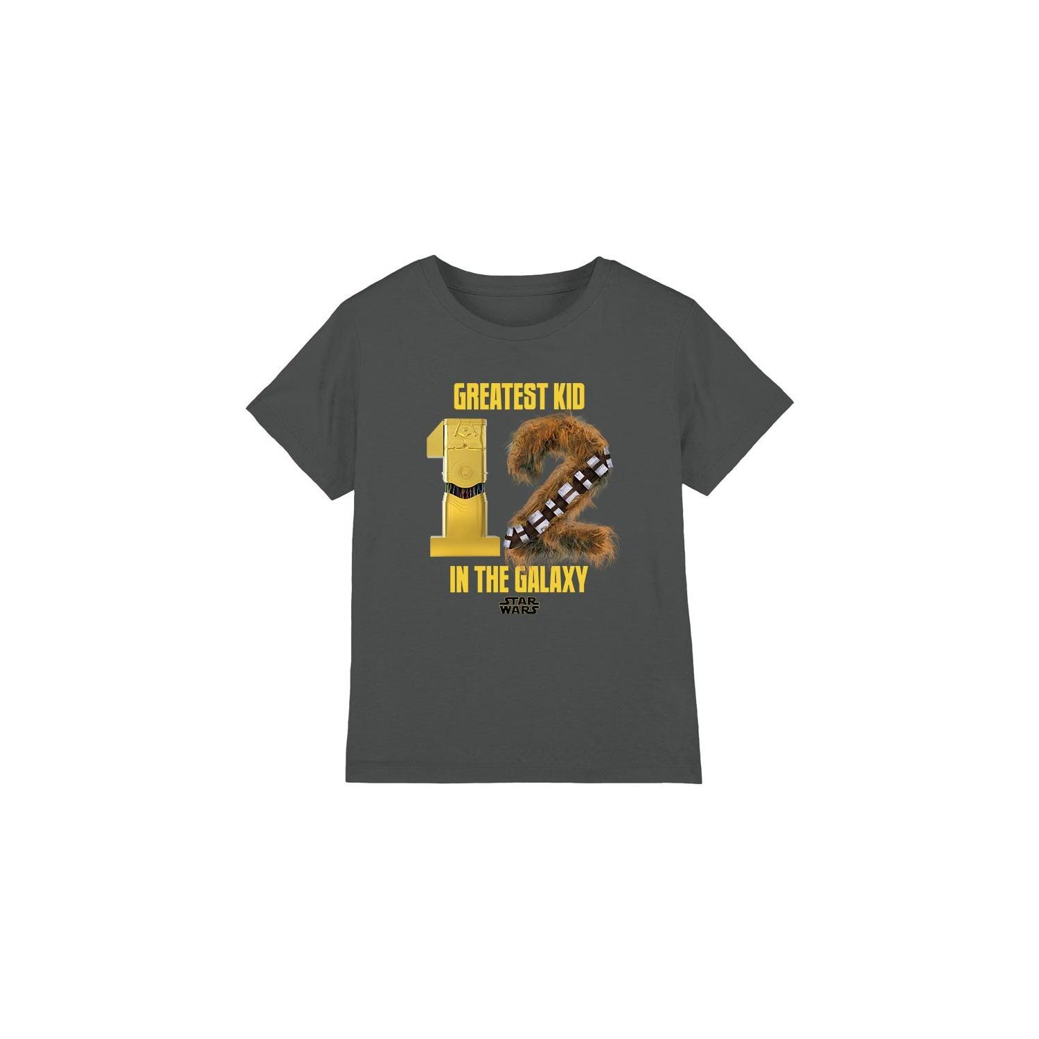 Star Wars Childrens/Kids Greatest Kid C3PO R2-D2 T-Shirt 12-13 houtskool