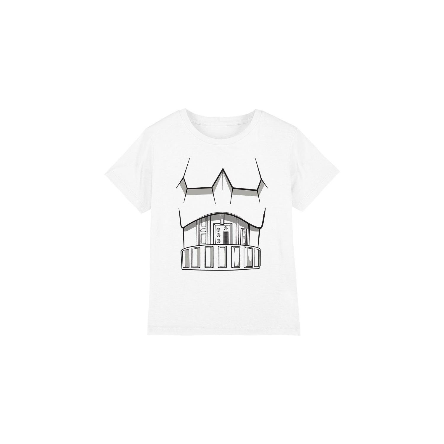 Star Wars Childrens/Kids Stormtrooper Costume T-Shirt 7-8 Years wit