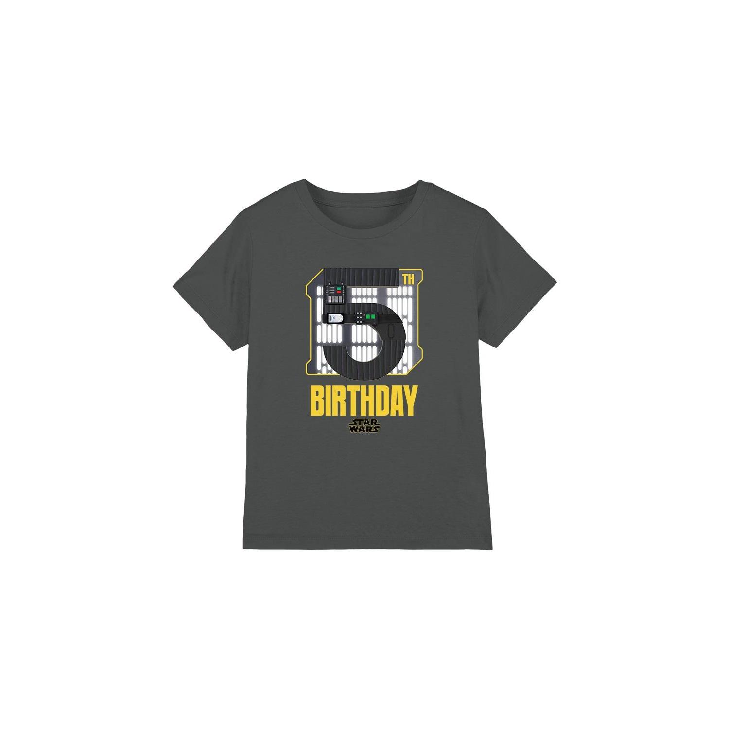 Star Wars Childrens/Kids Darth Vader Space 5th Birthday T-Shirt 5-6 Years houtskool