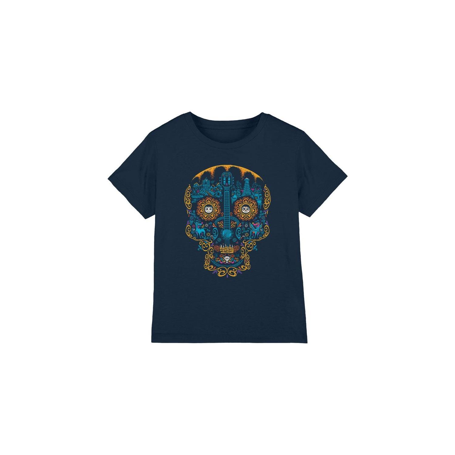 Coco Childrens/Kids Day Of The Dead Miguel Dante Colourful Skull T-Shirt 3-4 Years Vloot