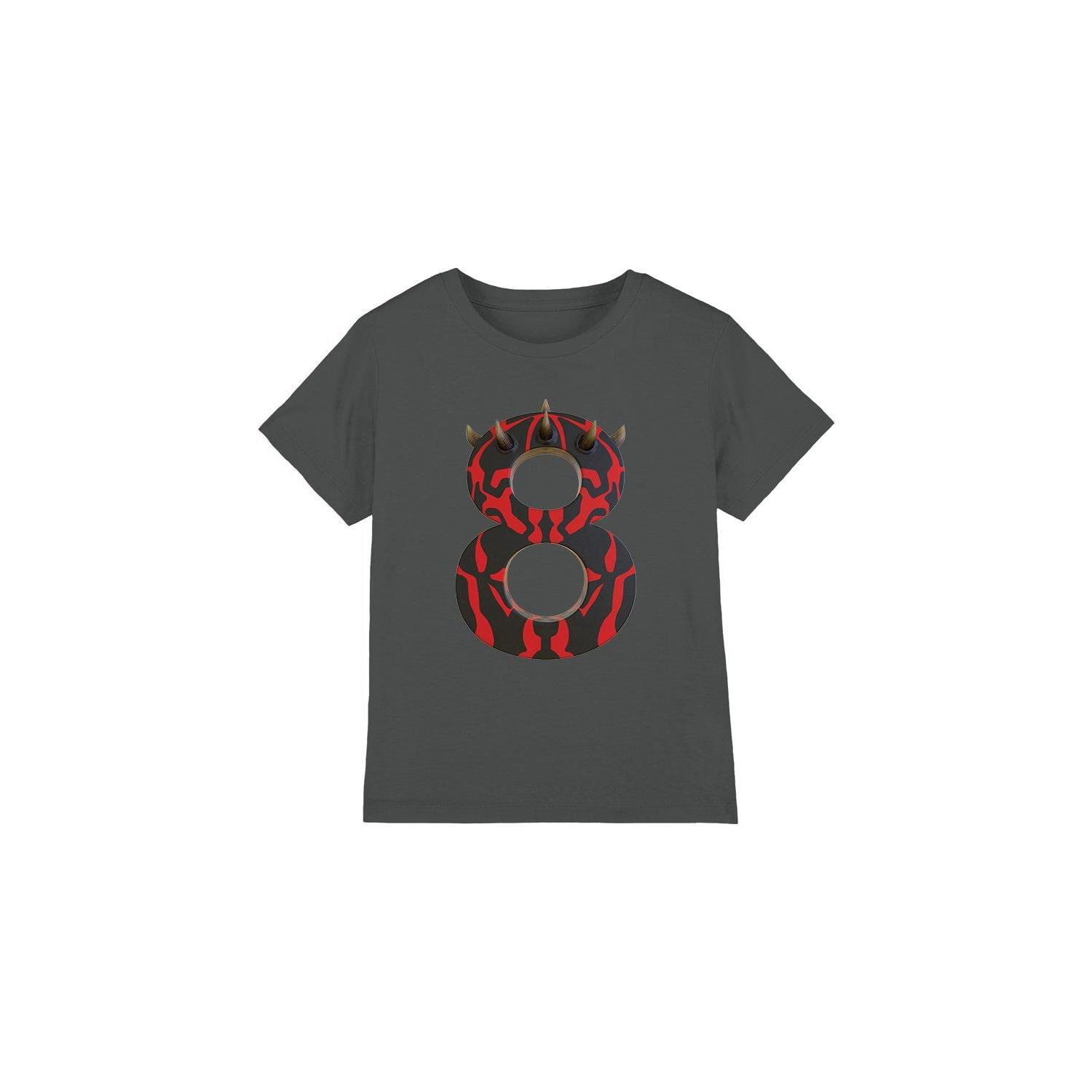 Star Wars Childrens/Kids 8 Darth Maul T-Shirt 12-13 houtskool
