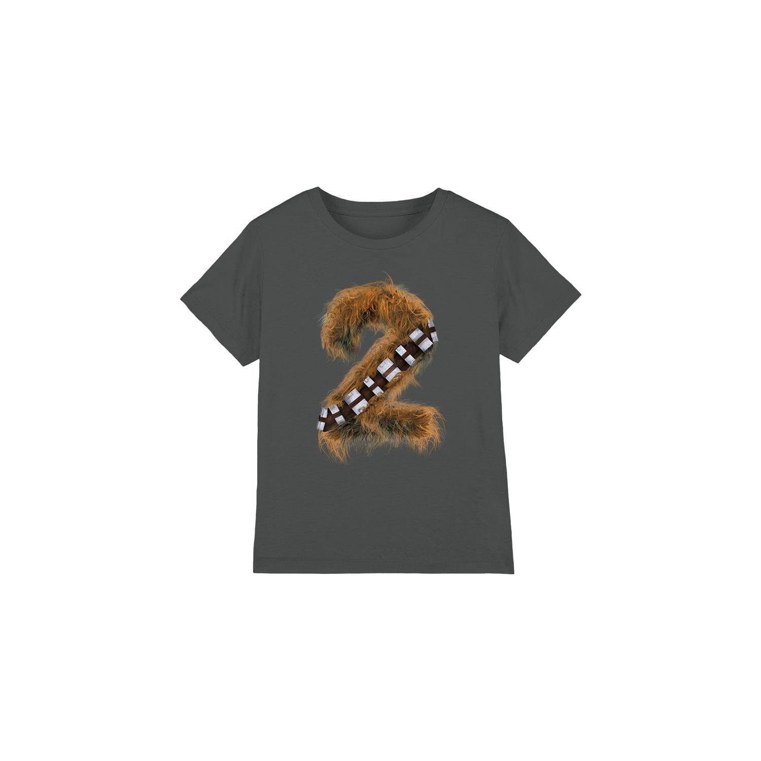 Star Wars Childrens/Kids 2 Chewbacca T-Shirt 5-6 Years houtskool