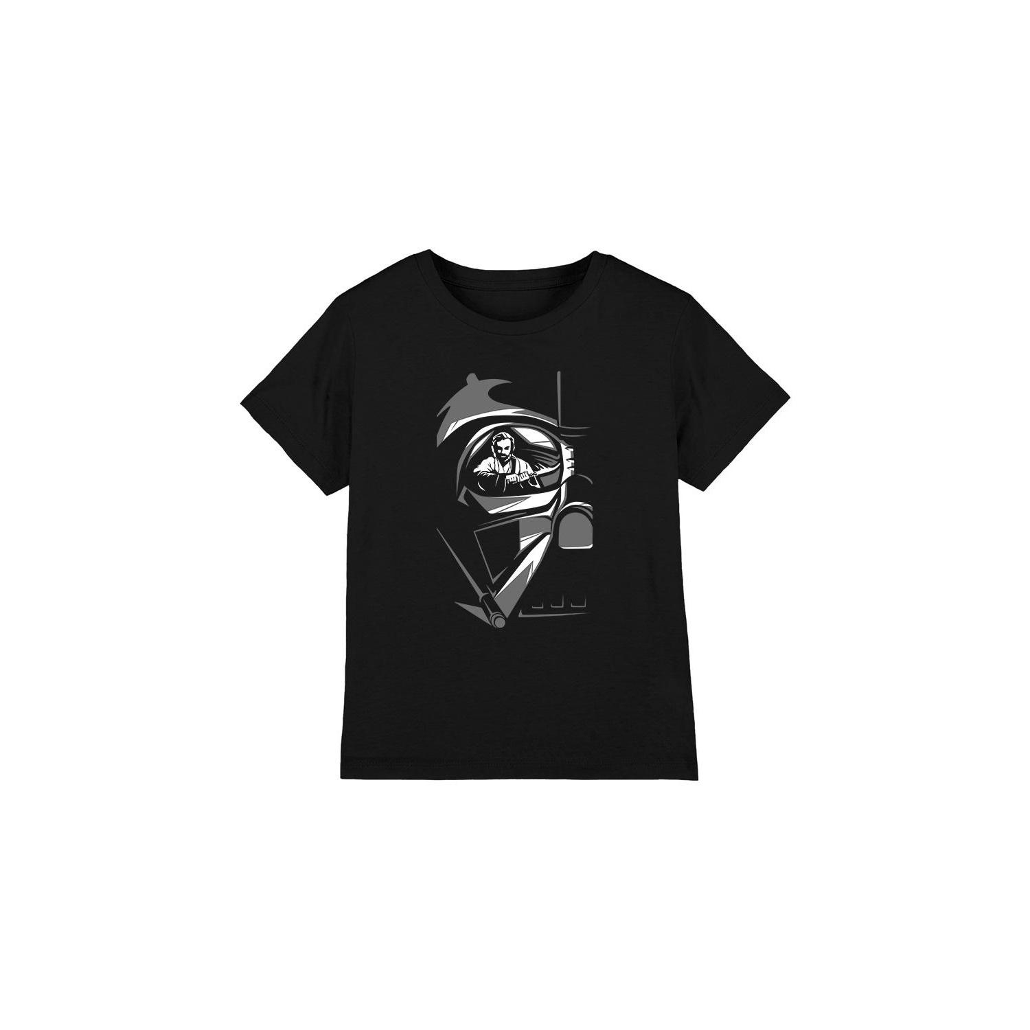 Star Wars Childrens/Kids Obi Wan Kenobi Vader Eye T-Shirt 5-6 Years zwart