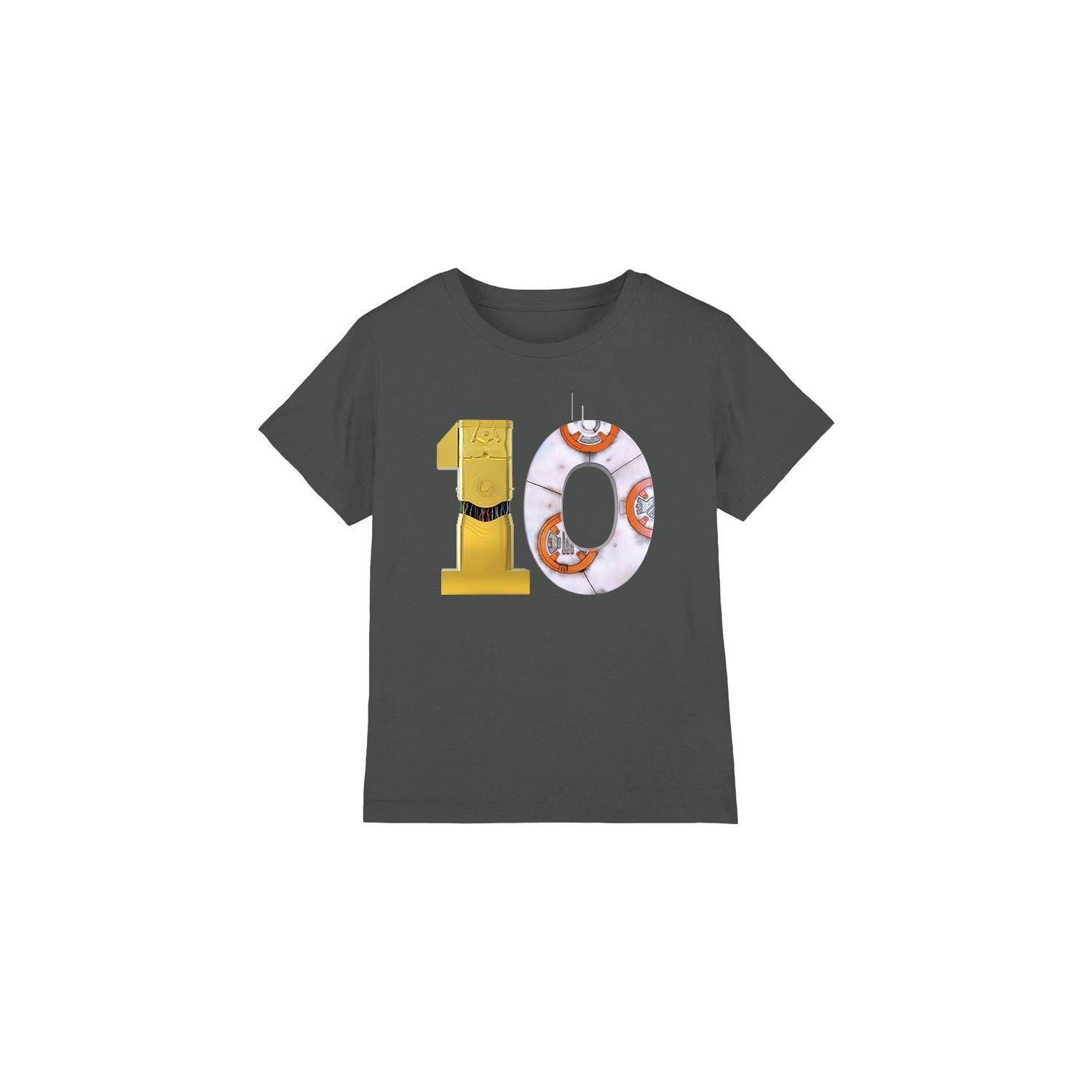 Star Wars Childrens/Kids 10 C3PO BB-8 T-Shirt 5-6 Years houtskool