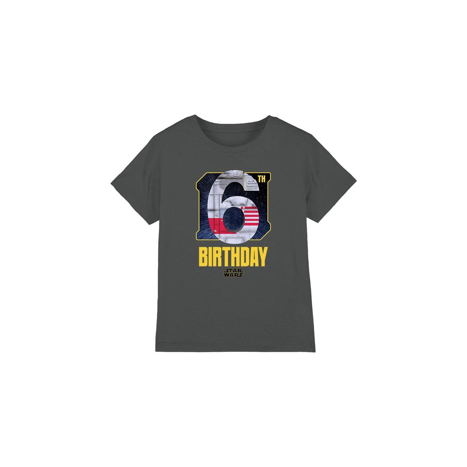 Star Wars Childrens/Kids X-Wing Space 6th Birthday T-Shirt 3-4 Years houtskool