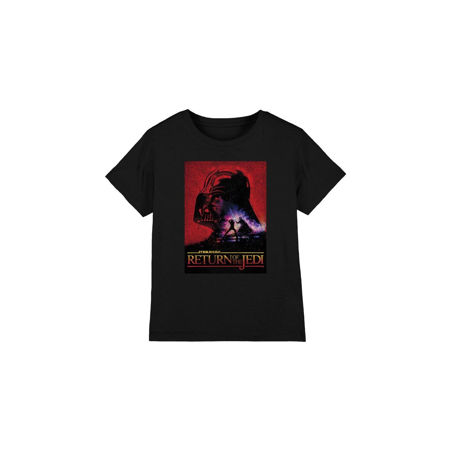 Star Wars Childrens/Kids Return Of The Jedi Block T-Shirt 5-6 Years zwart