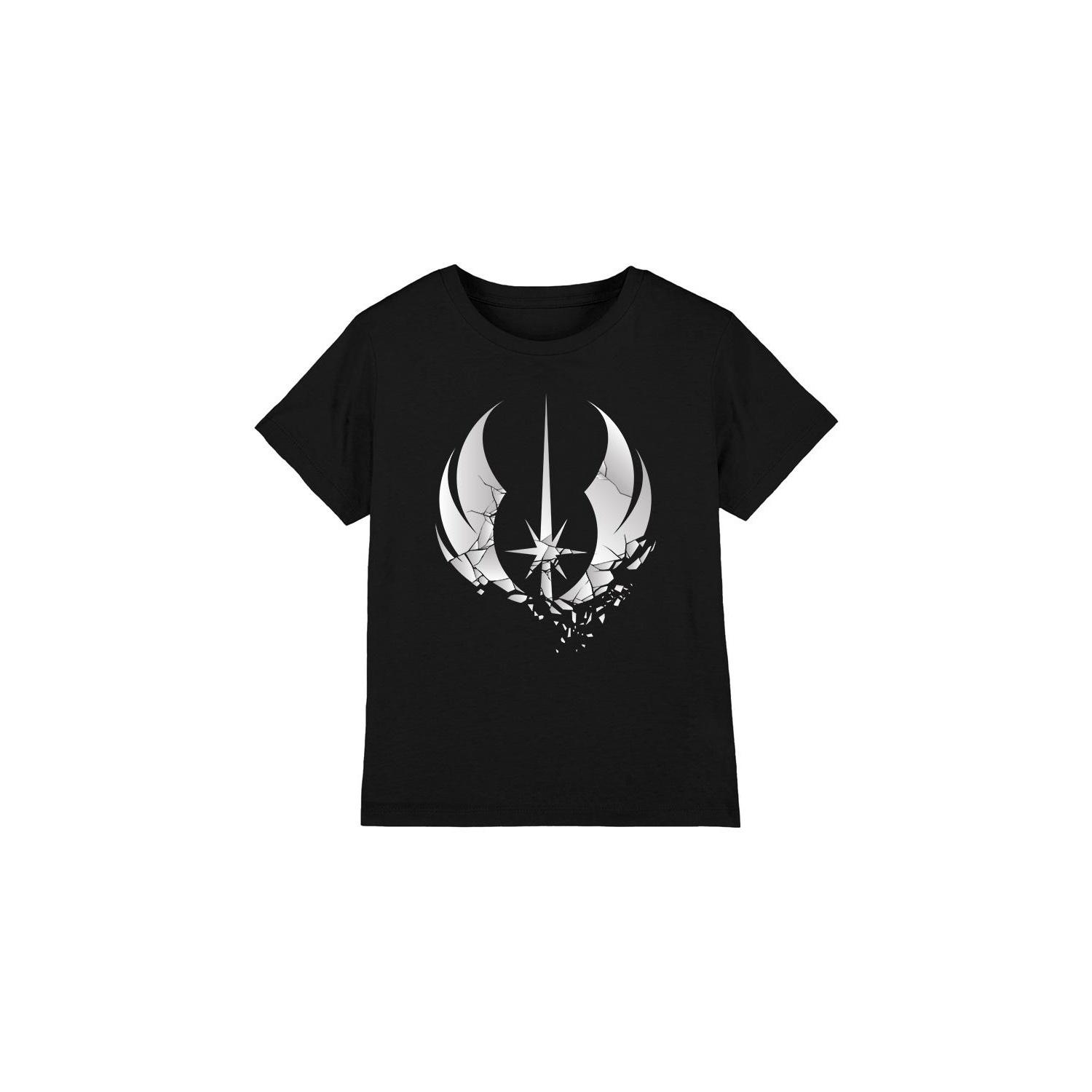 Star Wars Childrens/Kids Jedi Obi Wan Kenobi Shattered T-Shirt 12-13 zwart