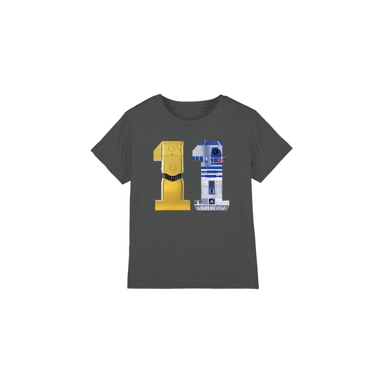 Star Wars Childrens/Kids 11 C3PO R2-D2 T-Shirt 3-4 Years houtskool